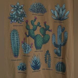 Fifth Sun Mustard Cactus & Succulent Graphic Tee 🌵